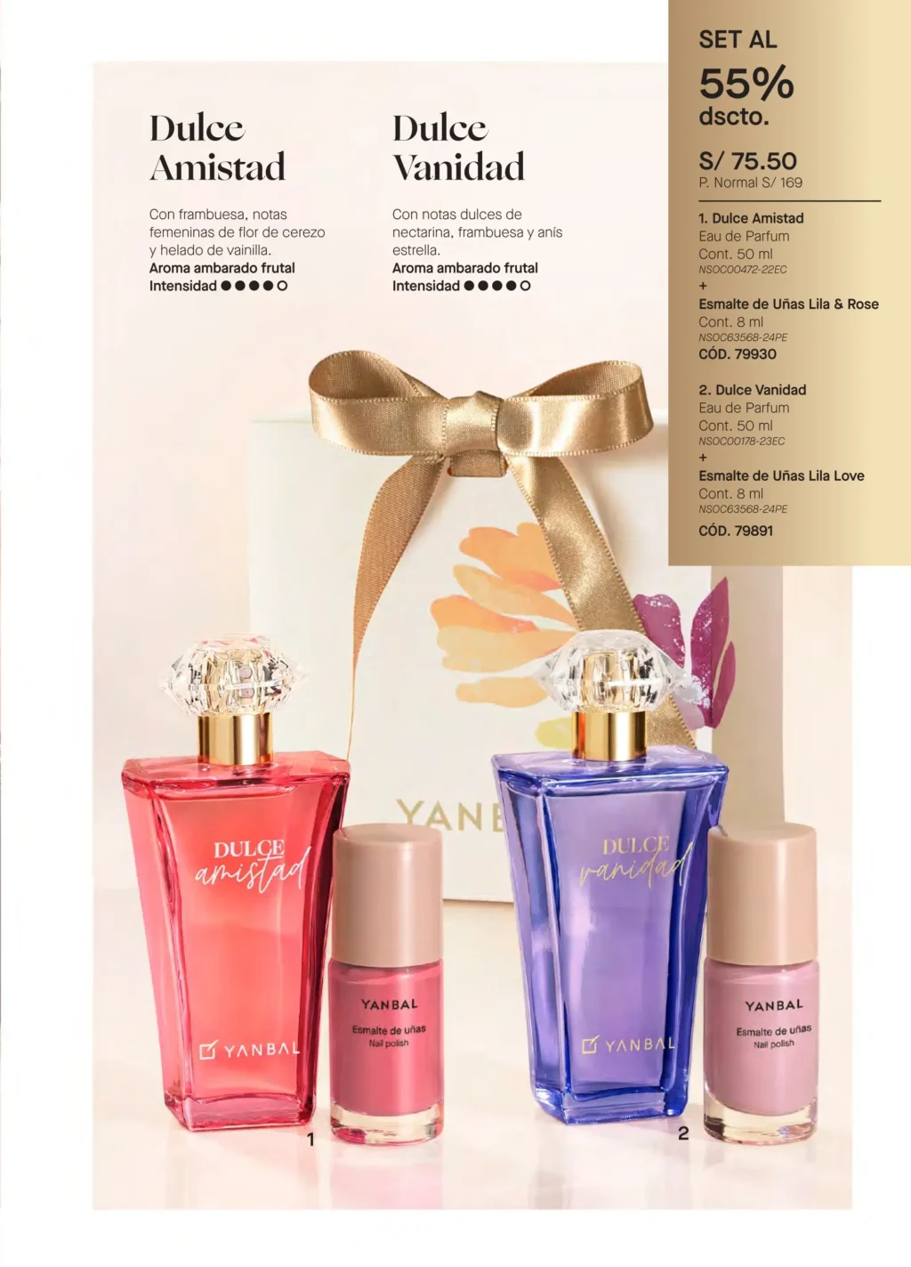 Perfume Dulce Amistad + Dulce Vanidad